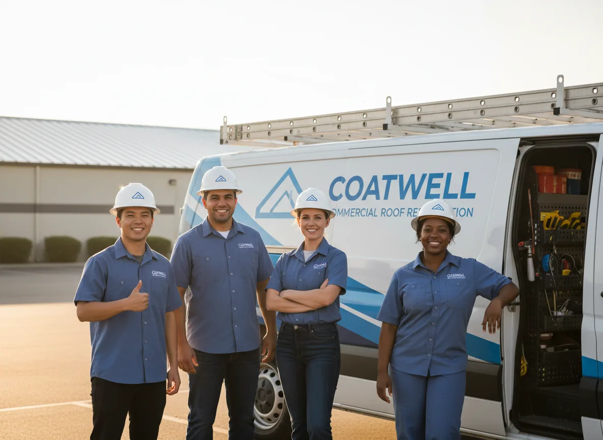 Commercial roof coating company in Fonda, IA